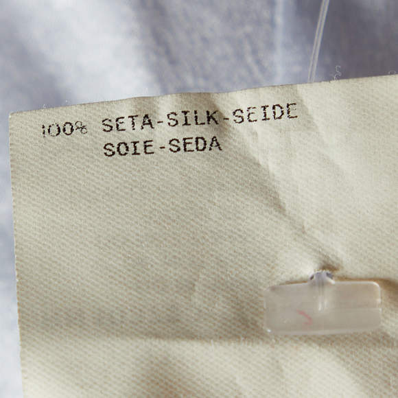 Emporio Armani Grey Silk Satin Tank Top M - Picture 6 of 6